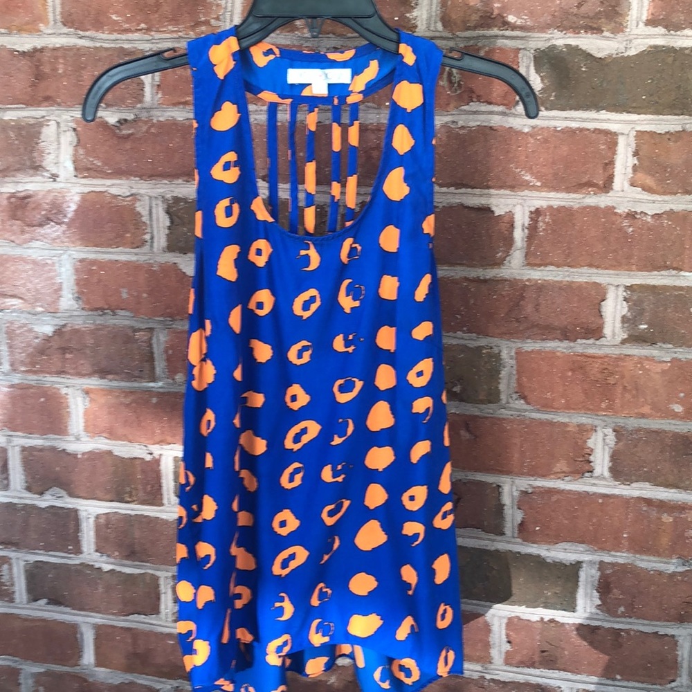 Joy Joy blue and orange tank
